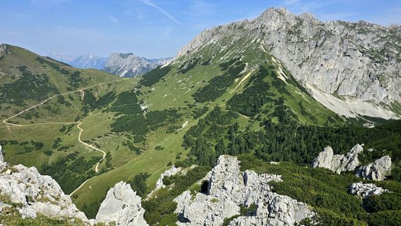 Photo de Veronika Strauss le long du parcours