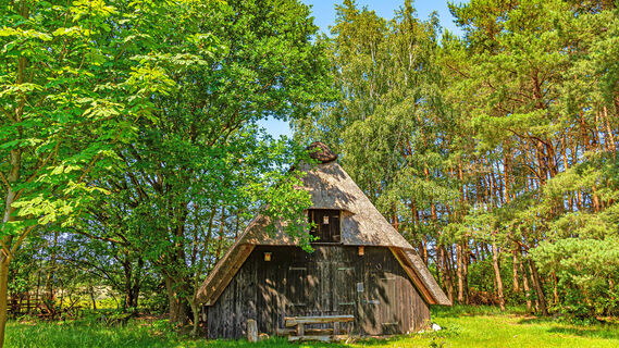 Der Schafstall in der Osterheide am NORDPFAD Osterberg