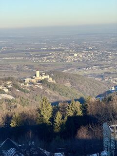 Zdjęcie z CT wzdłuż trasy