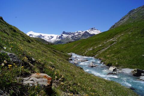 Torrent de la Rocheure in Entre-deux-Eaux, Vanoise-Nationalpark