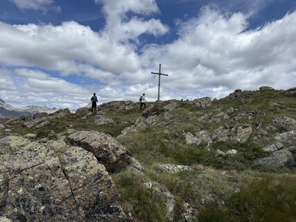 Foto von Han en Christa Jordaan entlang der Tour