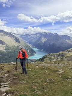 Foto de Volker Michalczik a lo largo del recorrido