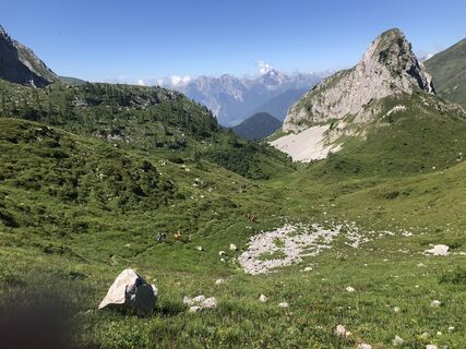 Foto von Natale Maffioletti entlang der Tour