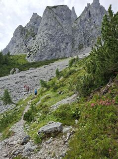 Foto von Silvia Hansmann entlang der Tour