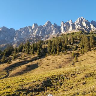 Blick auf die Mandlwände