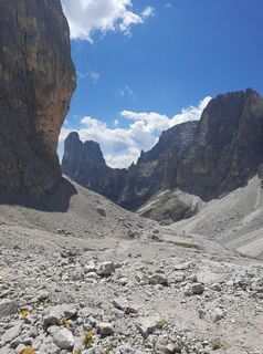 Foto von Susi Stütz entlang der Tour
