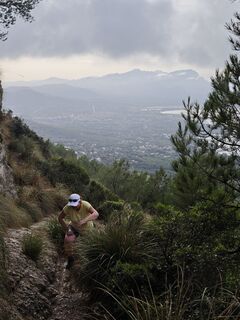 Foto de Andreas Schlosser a lo largo del recorrido