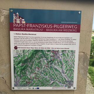 Tafel Basilika Mariatrost, Graz, Oststeiermark