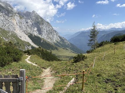 Foto von Heinz Sperl entlang der Tour