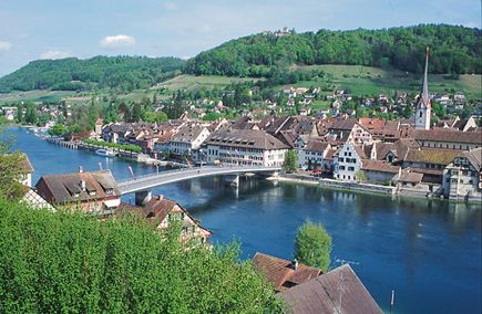 Stein am Rhein von oben