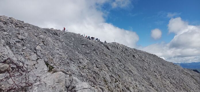 Foto von Markus entlang der Tour