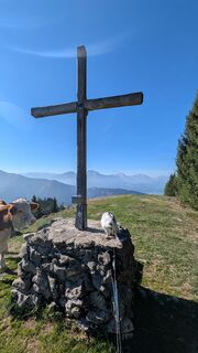 Foto von Christine Arnold entlang der Tour