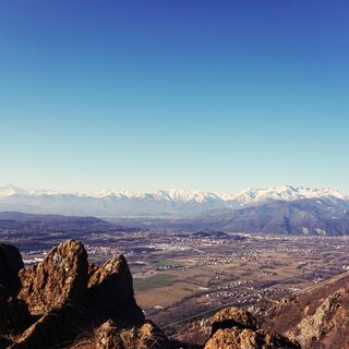 Panorama über die Täler von Susa und Sangone