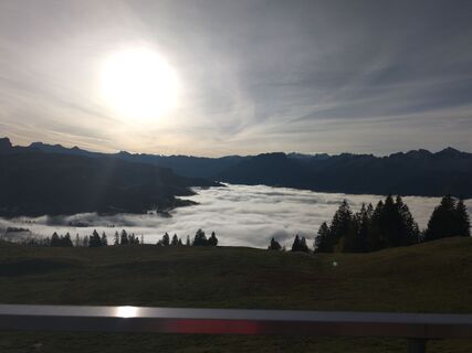 Photo de Silvia Zwicky le long du parcours