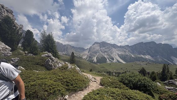 Foto von Samuel entlang der Tour