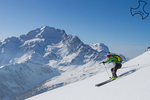 Der Abstieg zur Cima Piazzi.