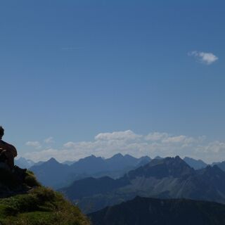 Am Gipfel der Roten Flüh