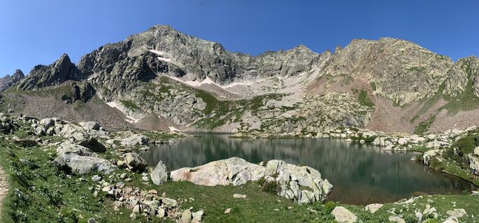 Photo de Toni Lerda le long du parcours