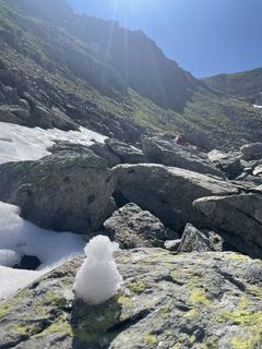Photo de Gerda Dobler le long du parcours