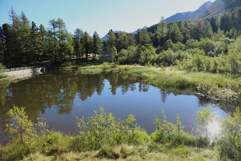 Kleiner See am Beginn der Tour