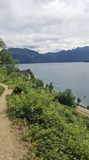 Foto von Sonja entlang der Tour