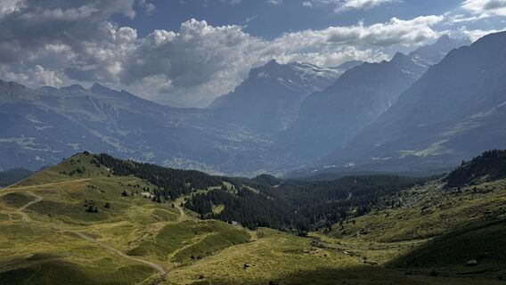 Foto von Andy Hills entlang der Tour