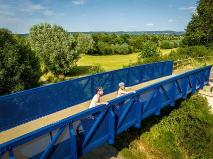 Brücke entlang des RAVeL bei Hombourg