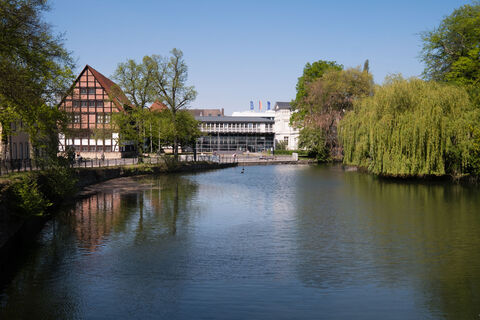 Blick auf das Lippische Landesmuseum