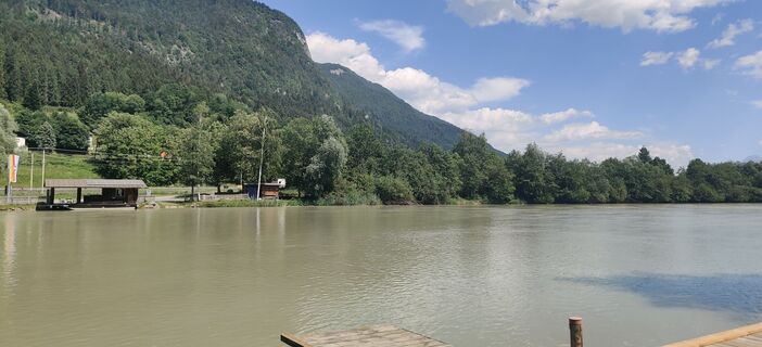 Photo de Andrea Flechl le long du parcours