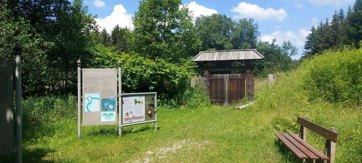 Photo de Hans Klamer le long du parcours