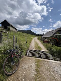 Fotografia z ralf Humer na trase