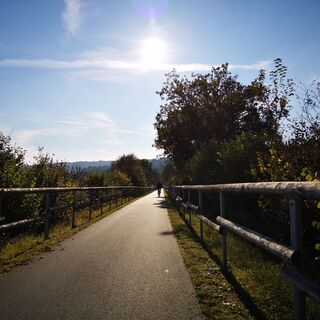 Auf der Bahnroute unterwegs