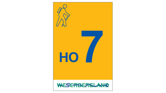 Markierung Wanderweg HO7 Hessisch Oldendorf