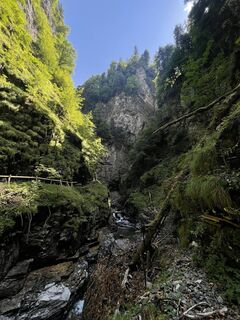 Photo de Maria-Katharina le long du parcours