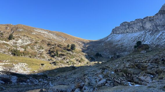 Photo de Reto Semadeni le long du parcours