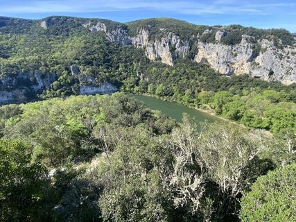 Foto de Mario Spalinger a lo largo del recorrido