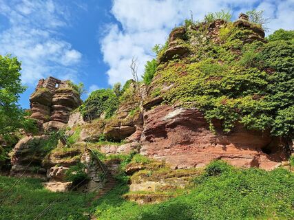 Foto von Katharina entlang der Tour