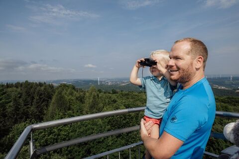Blick vom Höcherbergturm in Bexbach