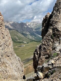 Panorama vom Weg zur Roten Spitze