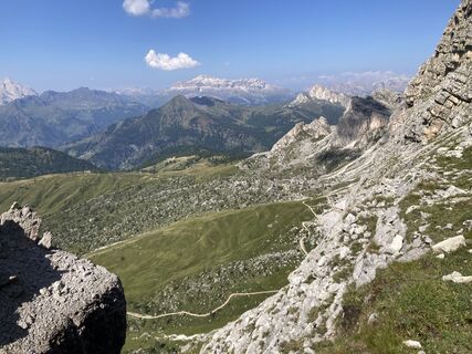 Foto von Marilena Locatelli entlang der Tour