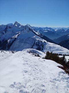 Fotografia z Marlyse Leu na trase