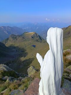 Foto de Gabriele Ravasi a lo largo del recorrido