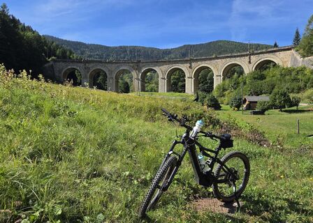 Photo de Adelheid Lautner le long du parcours