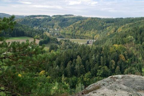 Blick vom Felsen