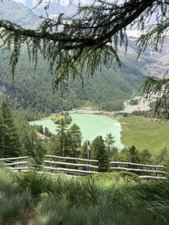 Photo de Astrid le long du parcours