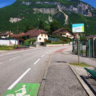 Fuß der Besteigung des Grand Colombier von Culoz aus