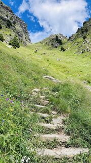 Zdjęcie z Eva Theiß wzdłuż trasy