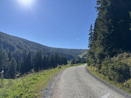Foto von Ingeborg Steindl entlang der Tour