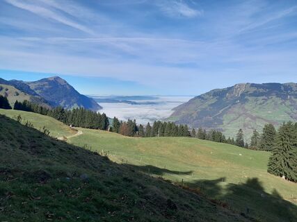 Foto de Andreas Stadel a lo largo del recorrido