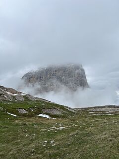 Foto de Luca Ortner a lo largo del recorrido
